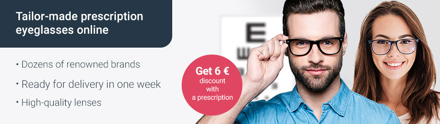 Get a €6 discount on glasses with us via your prescription