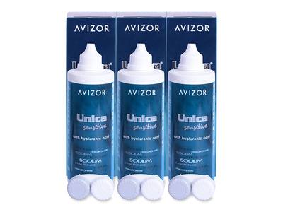 Avizor Unica Sensitive Solution 3 x 350 ml