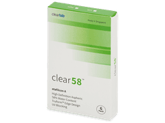 Clear 58 (6 lenses)