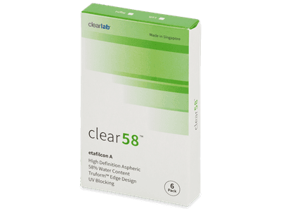 Clear 58 (6 lenses)