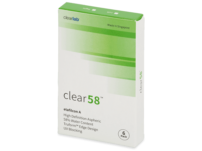 Clear 58 (6 lenses)