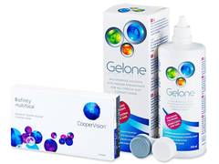 Biofinity Multifocal (6 lenses) + Gelone Solution 360 ml