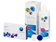 Biofinity Toric (3 lenses) + Gelone Solution 360 ml