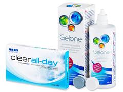 Clear All-Day (6 lenses) + Gelone Solution 360 ml