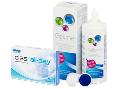 Clear All-Day (6 lenses) + Gelone Solution 360 ml