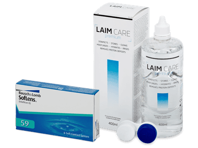 SofLens 59 (6 lenses) + Laim-Care Solution 400ml