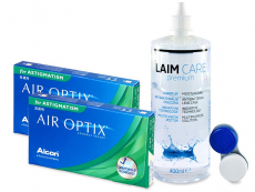 Air Optix for Astigmatism (2x3 lenses) + Laim-Care Solution 400ml