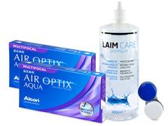 Air Optix Aqua Multifocal (2x3 lenses) + Laim Care Solution 400 ml