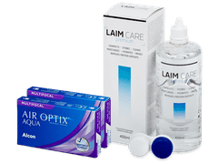 Air Optix Aqua Multifocal (2x3 lenses) + Laim-Care Solution 400ml
