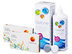 Proclear Multifocal (2x3 lenses) + Gelone Solution 360 ml