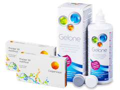 Proclear Multifocal XR (2x3 lenses) + Gelone Solution 360 ml