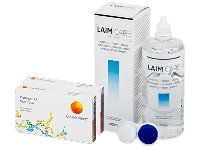 Proclear Multifocal XR (2x3 lenses) + Laim-Care Solution 400ml