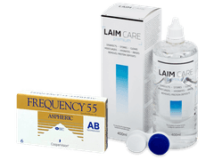 Frequency 55 Aspheric (6 lenses) + Laim-Care Solution 400ml