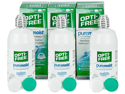 OPTI-FREE PureMoist Solution 3 x 300 ml 