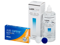Air Optix Night and Day Aqua (6 lenses) + Laim-Care Solution 400ml