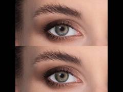 Green contact lenses - natural effect - power - Air Optix (2 monthly coloured lenses)