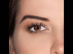 Brown Honey contact lenses - natural effect - Air Optix (2 monthly coloured lenses)