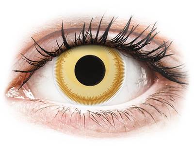 Yellow Avatar contact lenses - ColourVue Crazy