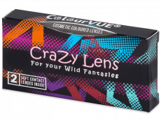 Yellow Cat Eye contact lenses - ColourVue Crazy (2 coloured lenses)