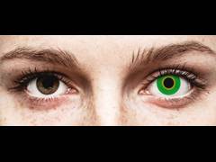 Green Hulk Green contact lenses - ColourVue Crazy (2 coloured lenses)