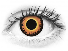 Orange Werewolf contact lenses - ColourVue Crazy (2 coloured lenses)