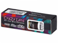 Orange Saurons Eye contact lenses - ColourVue Crazy (2 coloured lenses)