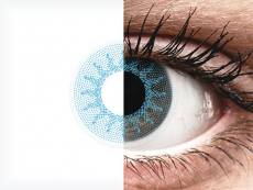 Solar Blue contact lenses - ColourVue Crazy (2 coloured lenses)