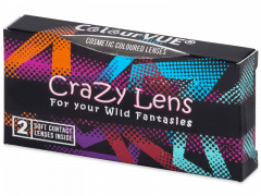 Black and White Spider contact lenses - ColourVue Crazy (2 coloured lenses)
