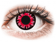Red Volturi contact lenses - ColourVue Crazy (2 coloured lenses)