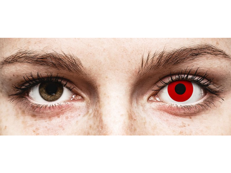 Red Devil contact lenses - power - ColourVue Crazy (2 coloured lenses)