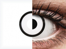 White Zombie contact lenses - power - ColourVue Crazy (2 coloured lenses)