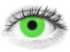 Green Glow contact lenses - ColourVue Crazy (2 coloured lenses)