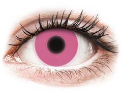 Pink Glow contact lenses - ColourVue Crazy (2 coloured lenses)