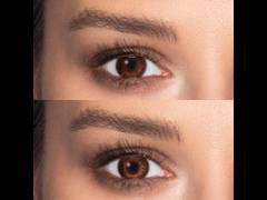 Brown contact lenses - power - TopVue Color (2 monthly coloured lenses)