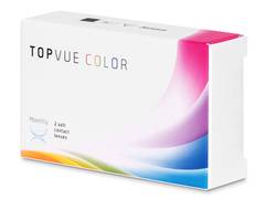 Brown contact lenses - power - TopVue Color (2 monthly coloured lenses)