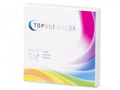 Green contact lenses - power - TopVue Color (2 monthly coloured lenses)