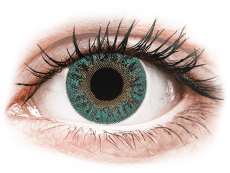 Turquoise contact lenses - TopVue Color (2 monthly coloured lenses)