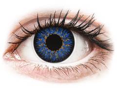 Blue Glamour contact lenses - power - ColourVue (2 coloured lenses)