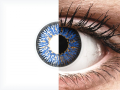Blue Glamour contact lenses - power - ColourVue (2 coloured lenses)