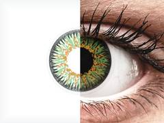 Green Glamour contact lenses - ColourVue (2 coloured lenses)