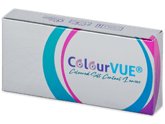 Green Glamour contact lenses - power - ColourVue (2 coloured lenses)