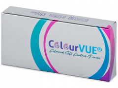 Dolly Black contact lenses - power - ColourVue BigEyes (2 coloured lenses)