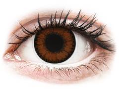 Pretty Hazel contact lenses - power - ColourVue BigEyes (2 coloured lenses)