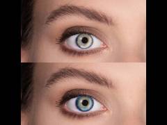 Yellow Blue Fusion contact lenses - power - ColourVue (2 coloured lenses)