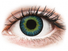 Yellow Blue Fusion contact lenses - ColourVue (2 coloured lenses)