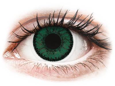 Green Amazon contact lenses - SofLens Natural Colors (2 monthly coloured lenses)