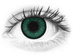 Green Amazon contact lenses - SofLens Natural Colors (2 monthly coloured lenses)