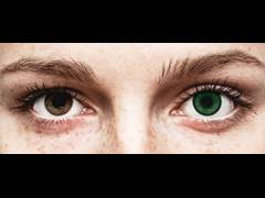 Blue Aquamarine contact lenses - SofLens Natural Colors - Power (2 monthly coloured lenses)