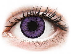 Purple Indigo contact lenses - SofLens Natural Colors - Power (2 monthly coloured lenses)