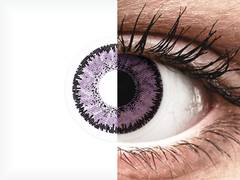 Purple Indigo contact lenses - SofLens Natural Colors - Power (2 monthly coloured lenses)